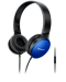 Ακουστικά με μικρόφωνο Panasonic RP-HF300ME-A - μπλε - 1t