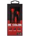 Ακουστικά με μικρόφωνο TNB - Be color, κόκκινα - 4t