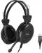 Ακουστικά με μικρόφωνο A4tech - HU-30, μαύρα - 1t