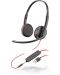 Ακουστικά με μικρόφωνο Plantronics - Blackwire C3225 USB-A, μαύρα - 1t