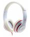 Ακουστικά με μικρόφωνο Gembird - MHS-LAX-W,λευκό/κόκκινο - 1t