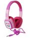 Παιδικά ακουστικά με μικρόφωνο Emoji - Flip n Switch, ροζ/μωβ - 1t