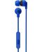 Ακουστικά με μικρόφωνο Skullcandy - INKD + W/MIC 1, cobalt blue - 2t