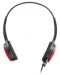 Ακουστικά με μικρόφωνο uGo - USL-1222, μαύρο/κόκκινο - 5t