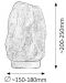 Φωτιστικό αλατιού  Rabalux - Rock 4130, 15 W, 25 cm - 5t
