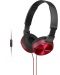 Ακουστικά με μικρόφωνο Sony MDR-ZX310AP - κόκκινα - 1t