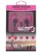 Σπορ ακουστικά με μικρόφωνο TNB - Sport Running, ροζ/μαύρα - 3t