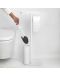Βάση τουαλέτας με βούρτσα Brabantia - MindSet, Mineral Fresh White - 5t