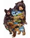 Παζλ SunsOut 1000 κομμάτια - Οικογενειακή περιπέτεια αρκούδας,Cynthia Fisher - 1t