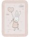 Σούπερ μαλακή παιδική κουβέρτα KikkaBoo - Rabbits in Love, 110 x 140 cm - 1t