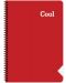 Τετράδιο Keskin Color - Cool, А4, φαρδιές σειρές, 72 φύλλα, ποικιλία - 3t