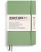 Σημειωματάριο Leuchtturm1917 Paperback - B6+, ανοιχτό πράσινο, σελίδες με γραμμές, μαλακό εξώφυλλο - 1t