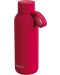 Θερμικό μπουκάλι Quokka Solid - Cherry Red, 510 ml - 1t