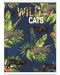 Τετράδιο Lastva Wild Cats - А5, 52 φύλλα, φαρδιές σειρές, με 2 πλαίσια, ποικιλία - 4t