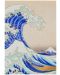 Σημειωματάριο Moriarty Art Project Art: Katsushika Hokusai - The Great Wave of Kanagawa, μορφή A5 - 1t