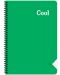 Τετράδιο Keskin Color - Cool, А4, φαρδιές σειρές, 72 φύλλα, ποικιλία - 2t