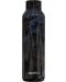 Θερμικό μπουκάλι Quokka Solid - Black Marble, 630 ml - 1t