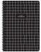 Σημειωματάριο  Keskin Color - Black, А6, 80 φύλλα, ποικιλία - 4t