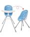 Μεταμορφωμένη καρέκλα φαγητού Phil & Teds - Poppy, γαλάζιο - 5t