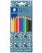 Χρωματιστά μολύβια Staedtler Pattern 175 - 12 χρώματα, ποικιλία - 1t