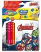Χρωματιστά μολύβια Colorino - Marvel Avengers JUmbo,12 + 1 χρώματα και ξύστρα - 1t