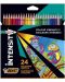 Έγχρωμα  μολύβια BIC - Intensity, 24 χρώματα - 1t