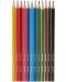 Χρωματιστά μολύβια Adel - 12 χρώματα, σε σωλήνα - 2t