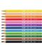 Χρωματιστά μολύβια Milan - Maxi, 12 μολύβια και ξύστρα - 2t