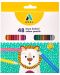 Χρωματιστά μολύβια Adel - 48 χρώματα - 1t