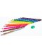 Χρωματιστά μολύβια Colorino Disney - Junior Minnie Jumbo, 12 + 1 χρώματα και ξύστρα - 2t