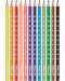 Χρωματιστά μολύβια τριών όψεων Pelikan Silverino - 12 χρωμάτων - 2t