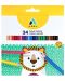 Χρωματιστά μολύβια Adel - 24 χρώματα, μακριά - 1t