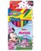 Μαρκαδόροι  Colorino Disney - Junior Minnie Glitter, 6 χρώματα - 1t