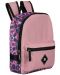 Σχολική τσάντα με μοτίβα λουλουδιών Zizito - Zi, ροζ - 3t