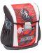 Belmil Super Speed Σχολική τσάντα-κουτί σκληρό πάτο, ενισχυμένη πλάτη, ανακλαστικά στοιχεία, μία μπροστινή και δύο πλαϊνές τσέπες, βάρος 1100g - 1t