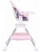 Περιστρεφόμενη καρέκλα φαγητού Chipolino - Vision, ροζ - 6t
