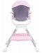 Περιστρεφόμενη καρέκλα φαγητού Chipolino - Vision, ροζ - 5t