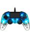 Χειριστήριο Nacon за PS4 - Wired Illuminated, crystal blue - 1t