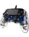 Χειριστήριο Nacon за PS4 - Wired Illuminated, crystal blue - 5t