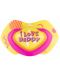 Πιπίλες Canpol Light touch - Neon love, 0-6 μηνών, 2 τεμάχια, ροζ - 2t