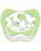 Πιπίλες σιλικόνης NIP - Family, 16-32 μηνών, 2 τεμάχια, πράσινη φώκια και γκρι αλεπού - 2t
